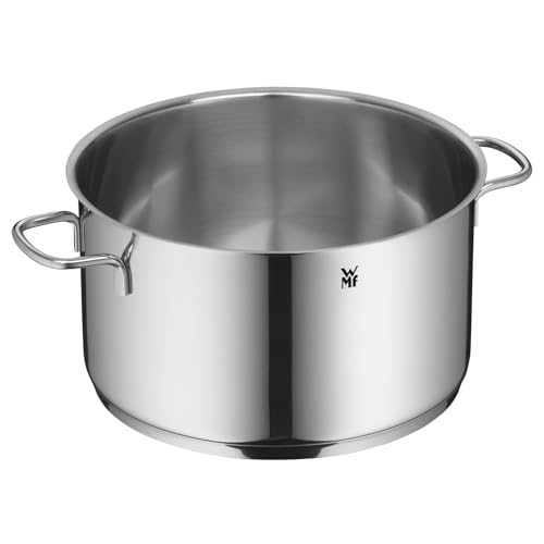 WMF Astoria Batería de Cocina 5 Piezas, Ollas 16/20/24 cm, Olla baja 20 cm, Cazo 16 cm, Acero Inoxidable Cromargan, Apta Inducción