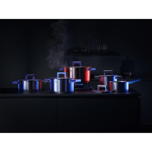 WMF Ultimate Cool Olla 24 cm 6,5L con Tapa, Acero Inoxidable Cromargan Mate, Apta Inducción y Lavavajillas, Sin Revestimiento