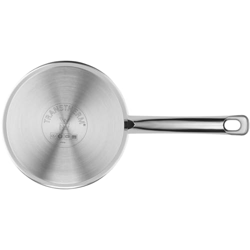 WMF Astoria Batería de Cocina 5 Piezas, Ollas 16/20/24 cm, Olla baja 20 cm, Cazo 16 cm, Acero Inoxidable Cromargan, Apta Inducción