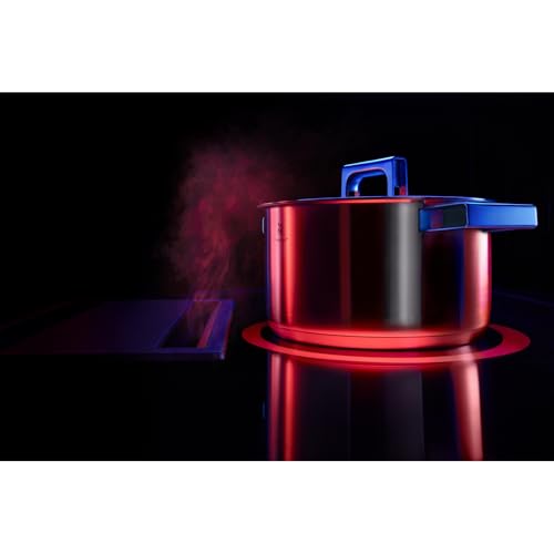 WMF Ultimate Cool Olla 24 cm 6,5L con Tapa, Acero Inoxidable Cromargan Mate, Apta Inducción y Lavavajillas, Sin Revestimiento