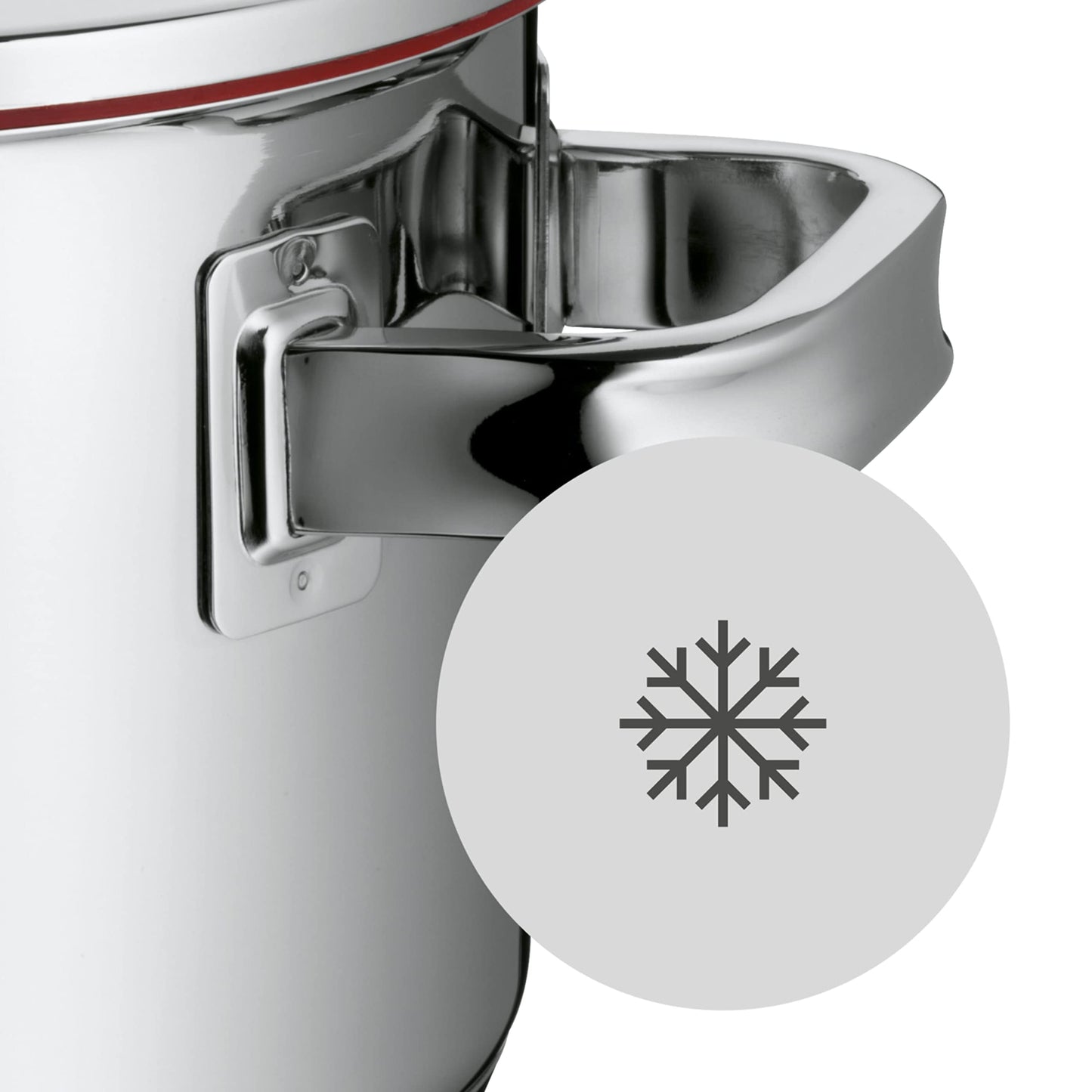 WMF Function 4 Batería de Cocina 5 Piezas, Acero Inoxidable, Inducción, Cacerolas 16/20/24 cm con Tapa y Cazo 16 cm