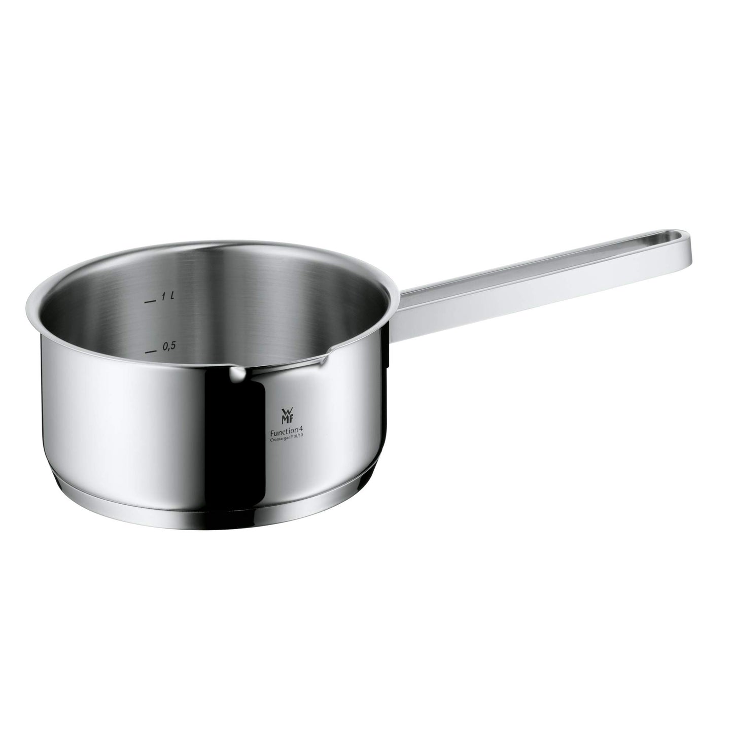 WMF Function 4 Batería de Cocina 5 Piezas, Acero Inoxidable, Inducción, Cacerolas 16/20/24 cm con Tapa y Cazo 16 cm