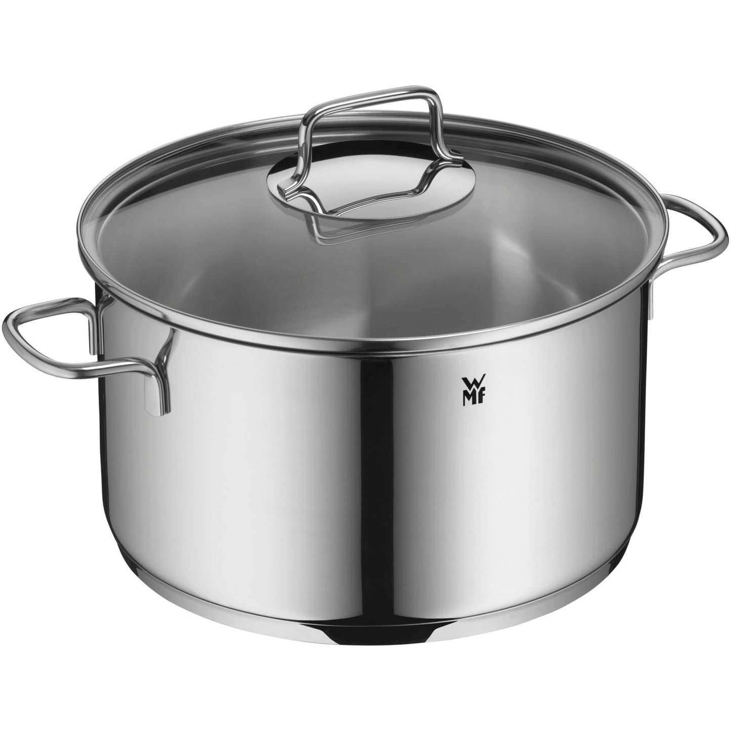 WMF Astoria Batería de Cocina 5 Piezas, Ollas 16/20/24 cm, Olla baja 20 cm, Cazo 16 cm, Acero Inoxidable Cromargan, Apta Inducción