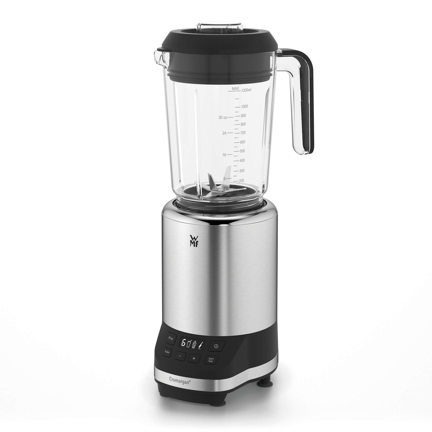 WMF Kult Pro Batidora de Vaso Multifuncional 1,2L, 1200W, 6 Velocidades, Accesorios Incluidos, Libre de BPA, Tritan y Acero Inoxidable Cromargan