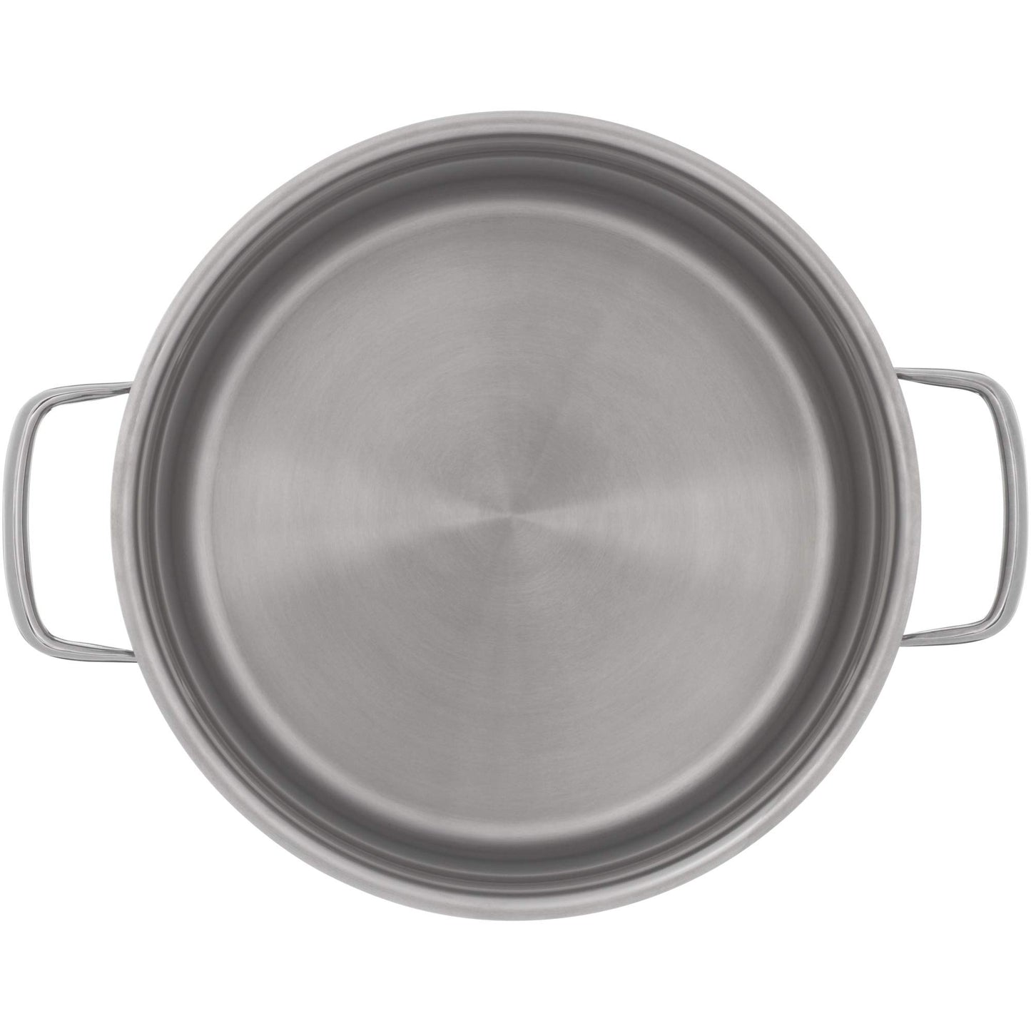 WMF Compact Cuisine Olla Grande 24 cm 5,6L con Tapa Cristal, Acero Inoxidable Cromargan Pulido, Apilable, Sin Revestimiento