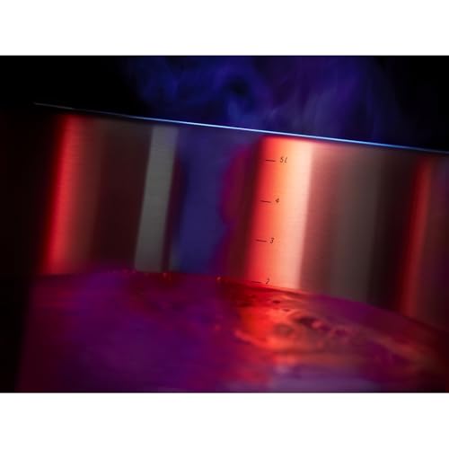 WMF Ultimate Cool Olla 24 cm 6,5L con Tapa, Acero Inoxidable Cromargan Mate, Apta Inducción y Lavavajillas, Sin Revestimiento