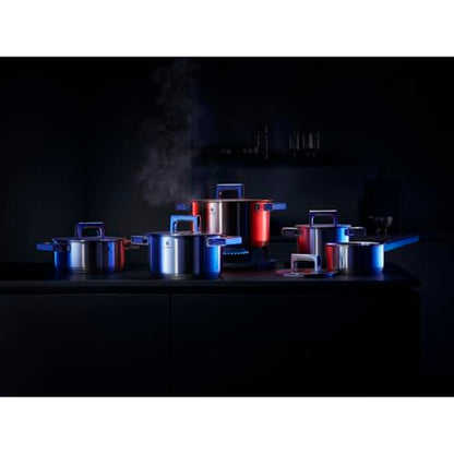 WMF Ultimate Cool Olla 24 cm 6,5L con Tapa, Acero Inoxidable Cromargan Mate, Apta Inducción y Lavavajillas, Sin Revestimiento