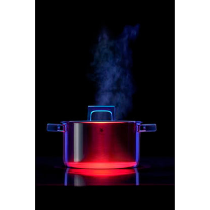 WMF Ultimate Cool Olla 24 cm 6,5L con Tapa, Acero Inoxidable Cromargan Mate, Apta Inducción y Lavavajillas, Sin Revestimiento