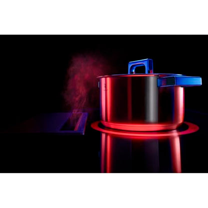 WMF Ultimate Cool Olla 24 cm 6,5L con Tapa, Acero Inoxidable Cromargan Mate, Apta Inducción y Lavavajillas, Sin Revestimiento