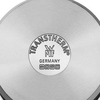 WMF Perfect Set Olla Rápida Ø22 cm 8,5L + Cuerpo 4,5L, Protección Contra Llamas, Acero Inoxidable Cromargan, Apta para Inducción