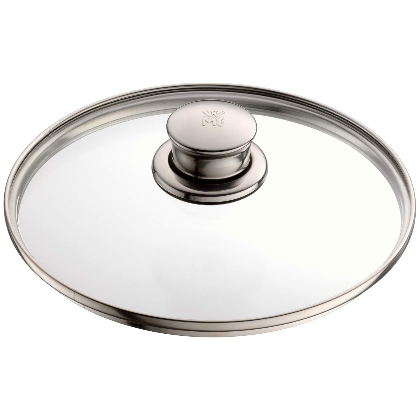 WMF Diadem Plus Batería de Cocina 4 Piezas, Acero Inoxidable, Inducción, Cacerolas 16/20/24 cm, Cacerola baja 20 cm con 4 Tapas de Cristal