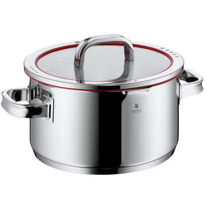 WMF Function 4 Batería de Cocina 5 Piezas, Acero Inoxidable, Inducción, Cacerolas 16/20/24 cm con Tapa y Cazo 16 cm