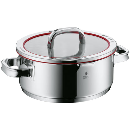 WMF Cacerola, Acero Inoxidable Pulido, 24 cm
