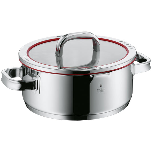 WMF Cacerola, Acero Inoxidable Pulido, 24 cm